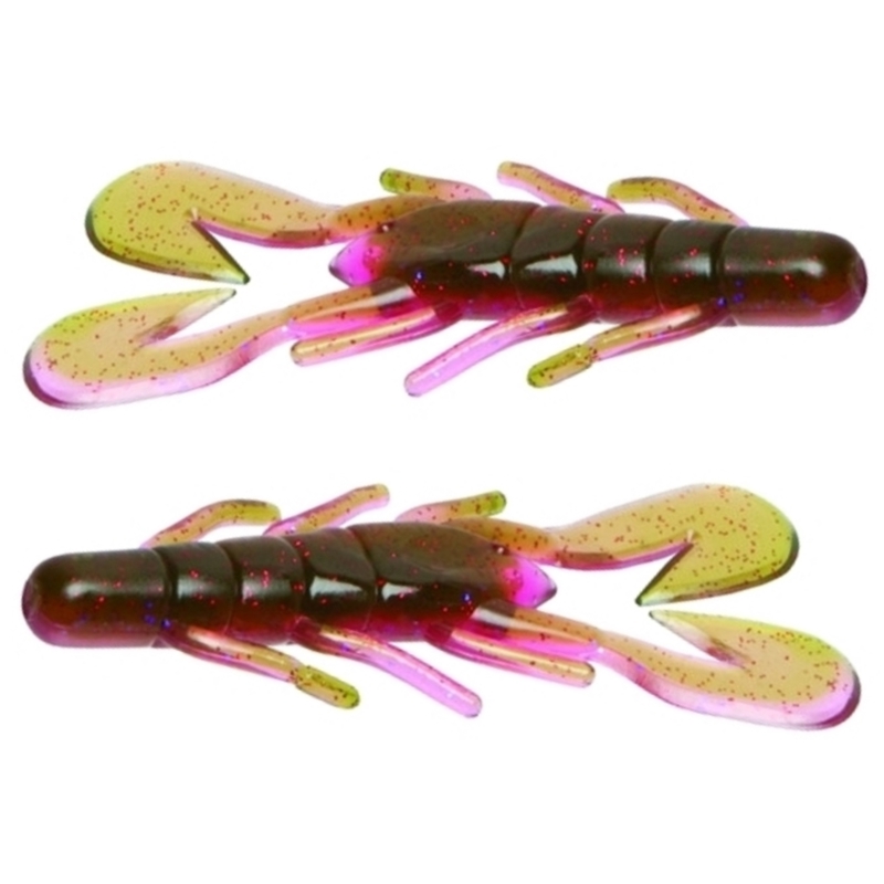 ZOOM ULTRAVIBE SPEED CRAW 3.5" RASPBERRY SHAD