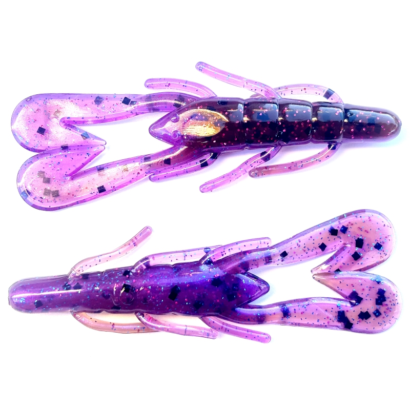 ZOOM ULTRAVIBE SPEED CRAW 3.5" HUCKLEBERRY