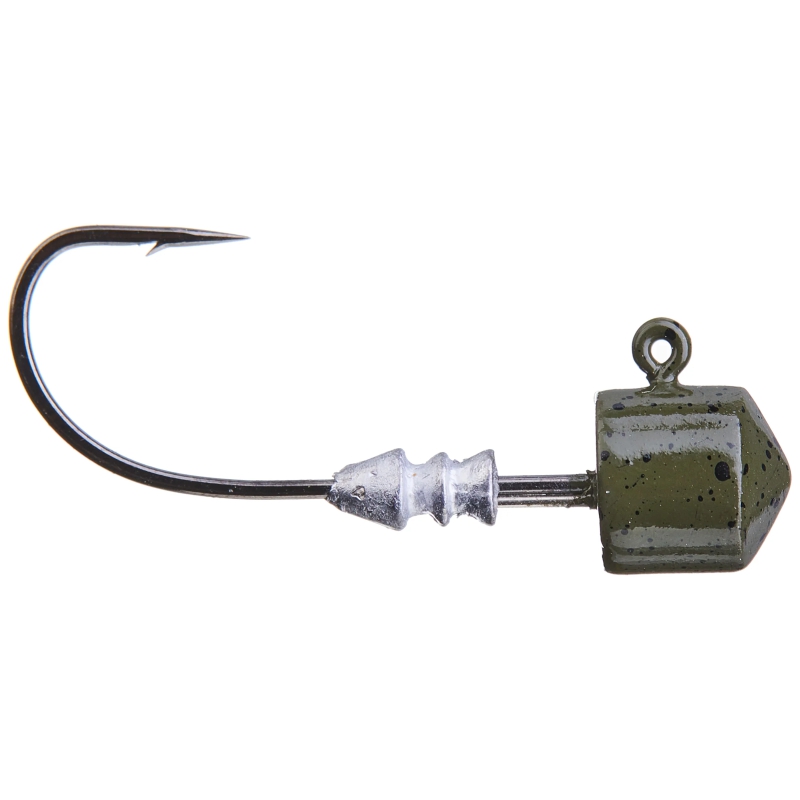 VMC NED RIG JIG GREEN PUMPKIN