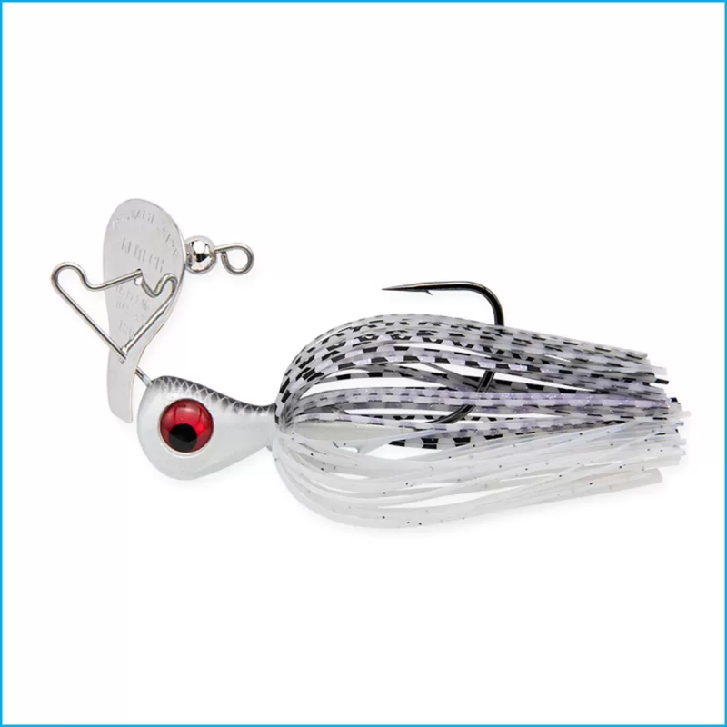 KEITECH CHATTER RUMBLADE JIG 3/8OZ PURPLE PEARL SHAD 528