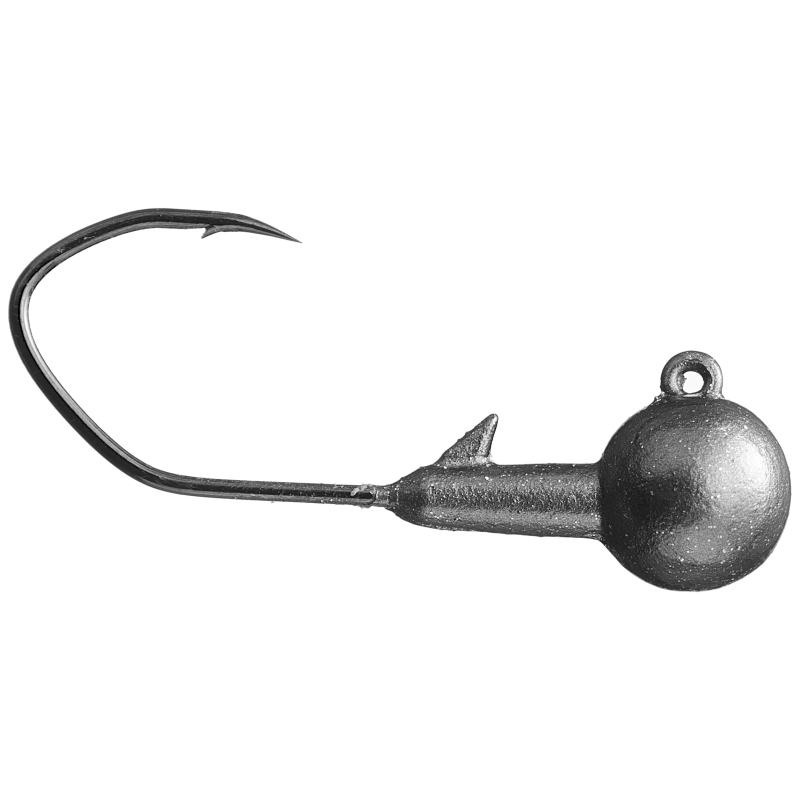 YUM FF SONAR MINNOW JIG HEAD SMOKE 3/0