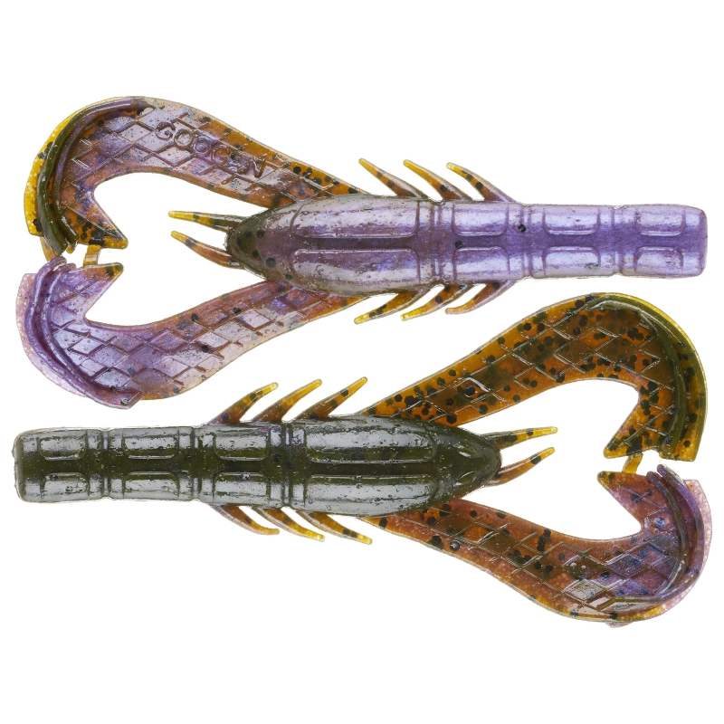 GOOGAN BAITS KRACKIN CRAW 4'' GREEN PUMPKIN PURPLE