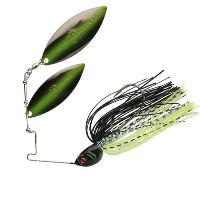 SAKURA CAJUN SPINNER DOUBLE WILLOW BLACK CHART JC20