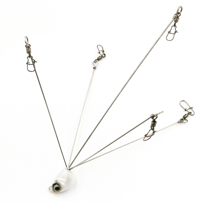 DESTRUCTOR BAITS UMBRELLA RIG 1/2OZ WHITE PEARL