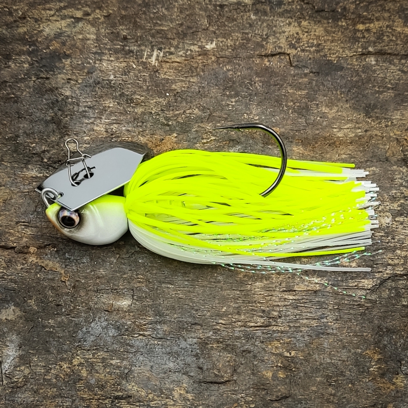 DESTRUCTOR BAITS CHATTER TRUENO 1/2OZ WHITE CHARTREUSE