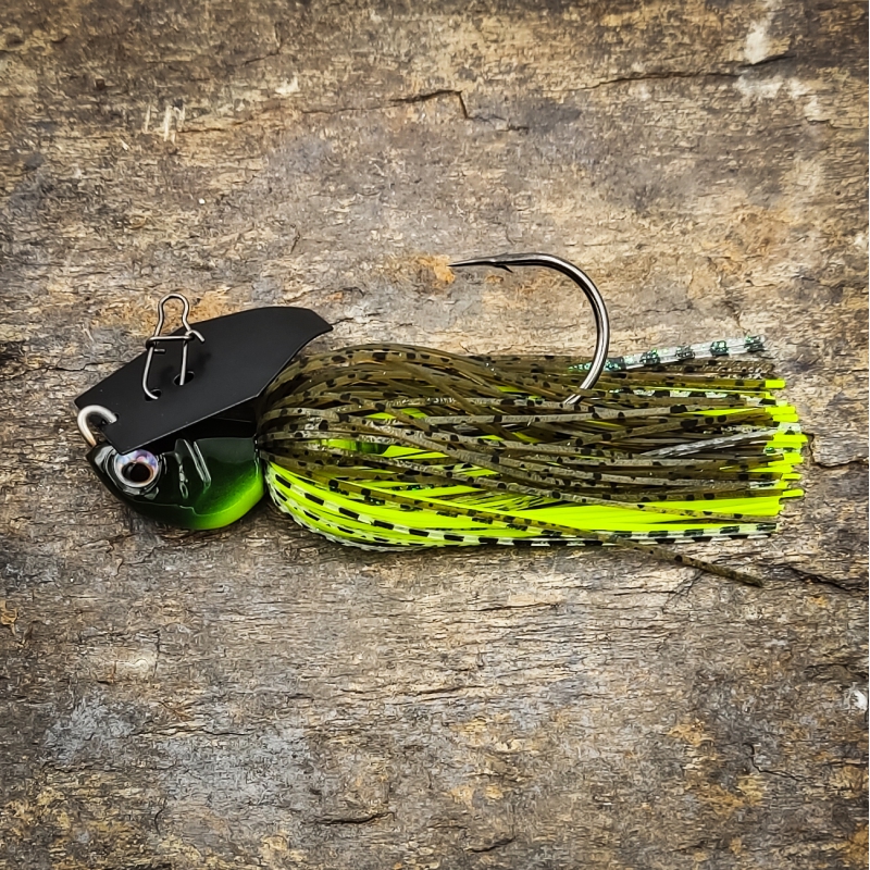 DESTRUCTOR BAITS CHATTER TRUENO 1/2OZ GREEN PUMPKIN CHART