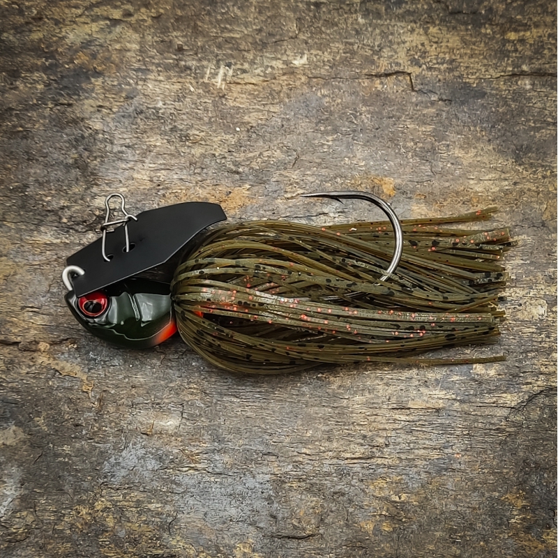 DESTRUCTOR BAITS CHATTER TRUENO 1/2OZ GREEN PUMPKIN RED