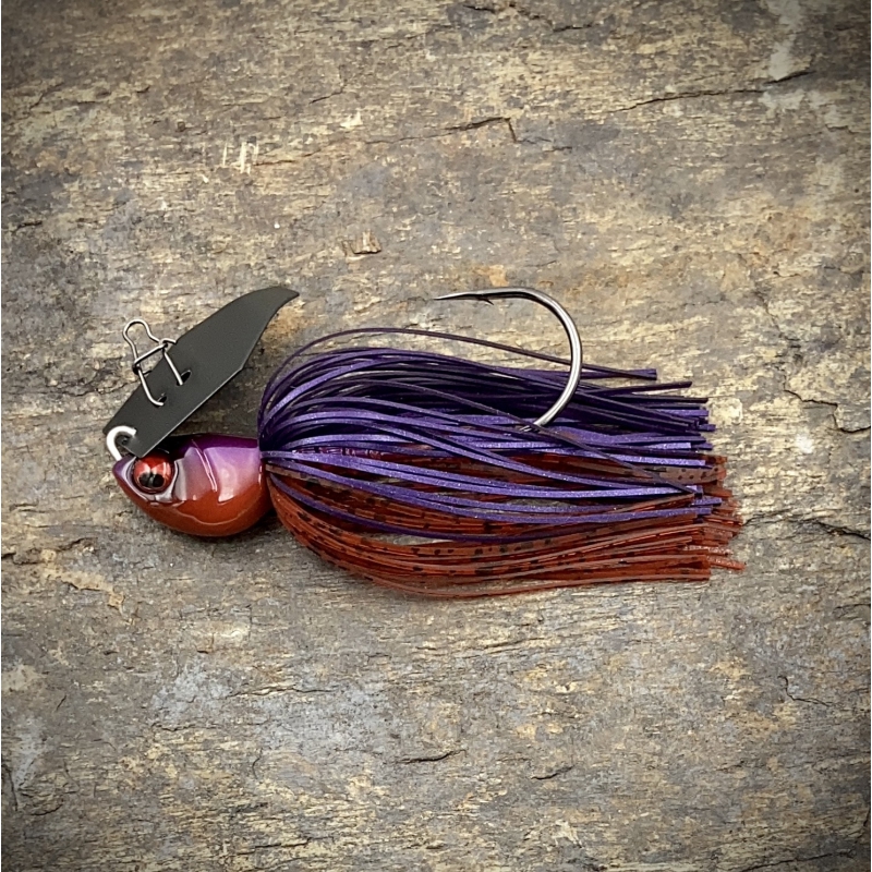 DESTRUCTOR BAITS CHATTER TRUENO 3/8OZ BROWN PURPLE