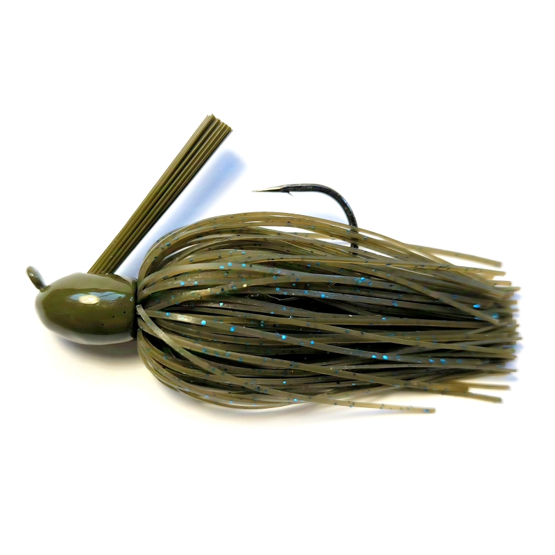 LONGASBAITS JIG LB POWER 1/2OZ GREEN PUMPKIN BLUE GP90