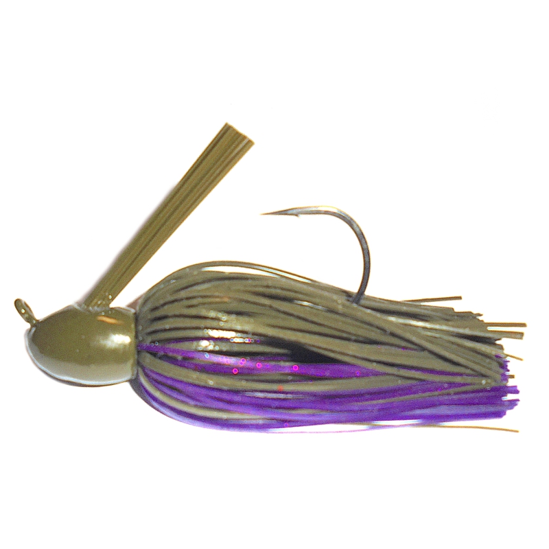 LONGASBAITS JIG LB POWER 1/2OZ GREEN PUMPKIN PURPLE