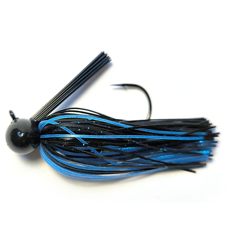 LONGASBAITS JIG FOOTBALL 1/2OZ BLACK BLUE