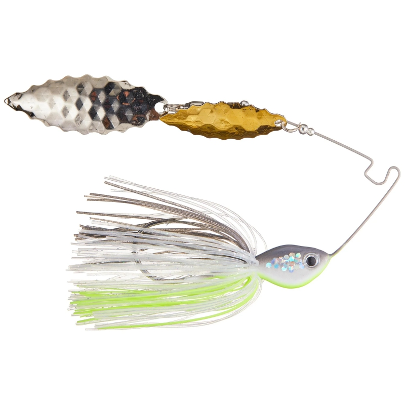 LONGASBAITS SPINNERBAIT LB FLAT ESPEJO SERIES 3/8OZ CHARTREUSE GREY