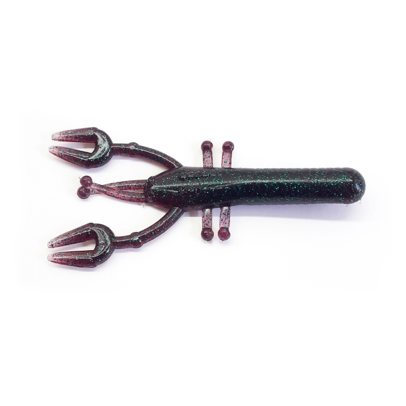 LONGASBAITS LB CRAW 4'' PLUM EMERALD