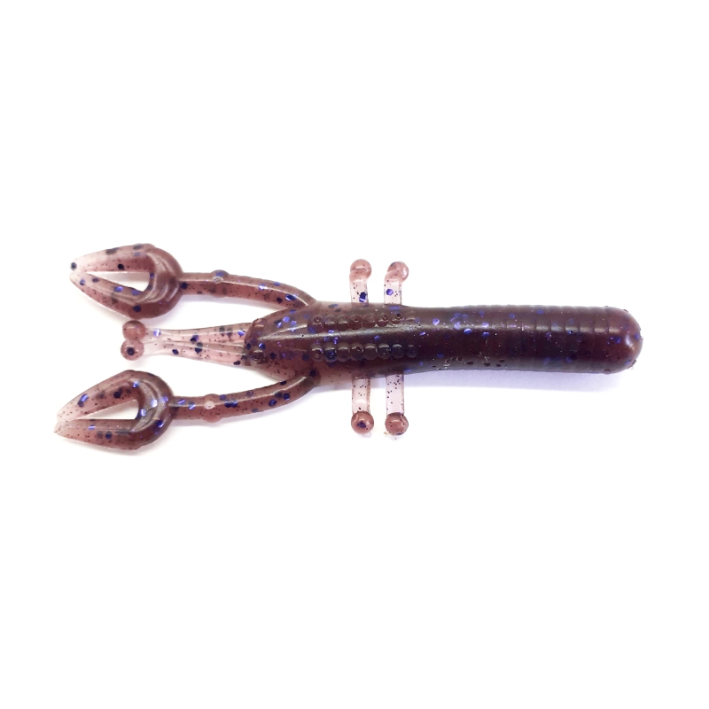 LONGASBAITS LB CRAW 4'' CINNAMON PURPLE