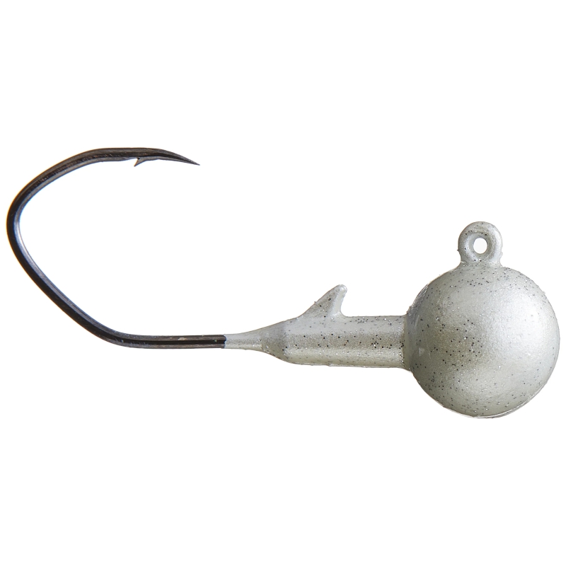 YUM FF SONAR MINNOW JIG HEAD PEARL 1/0