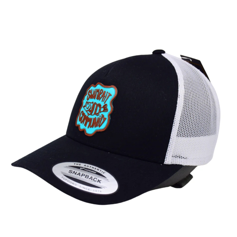 SWIMBAIT COMMUNITY GORRA YP TRUCKER RETRO BLANCA NEGRA