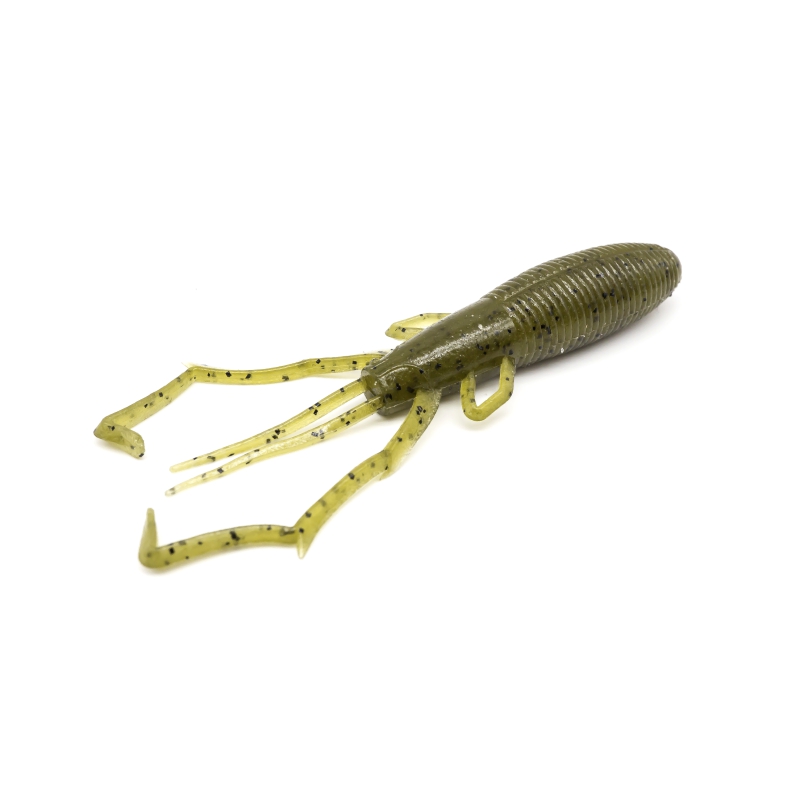 REINS FALLING SHRIMP HEAVY 4'' WATERMELON SEED 001