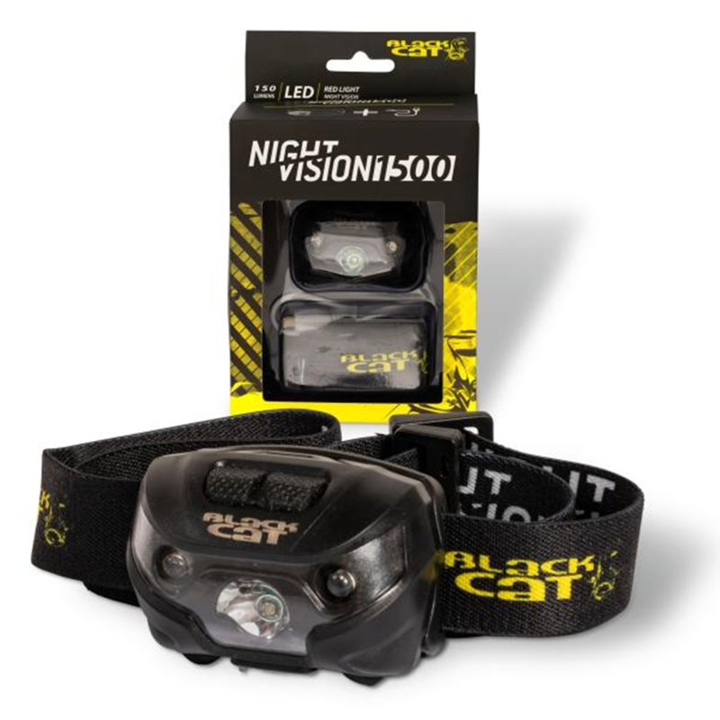 BLACK CAT LINTERNA NIGHT VISION 1500 BLACK/GREEN