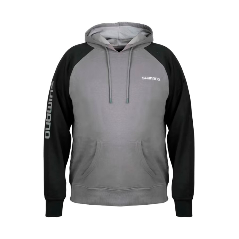 SHIMANO SUDADERA PULL OVER HOODIE BLACK/GREY