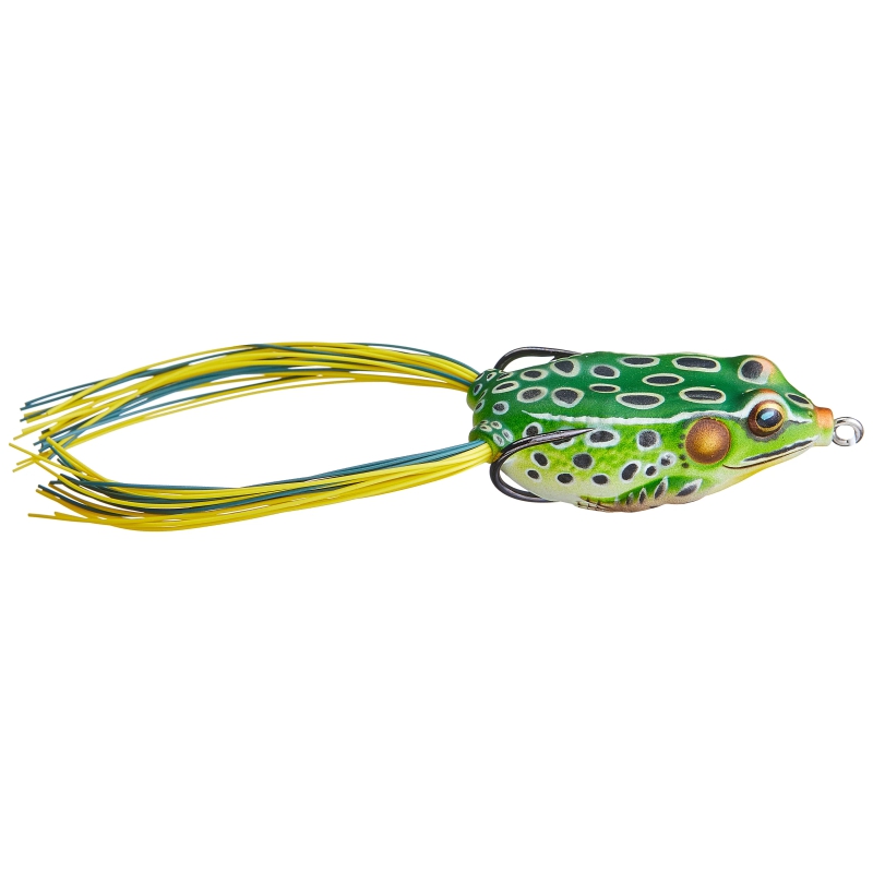 LIVETARGET HOLLOW BODY FROG 55T GREEN YELLOW