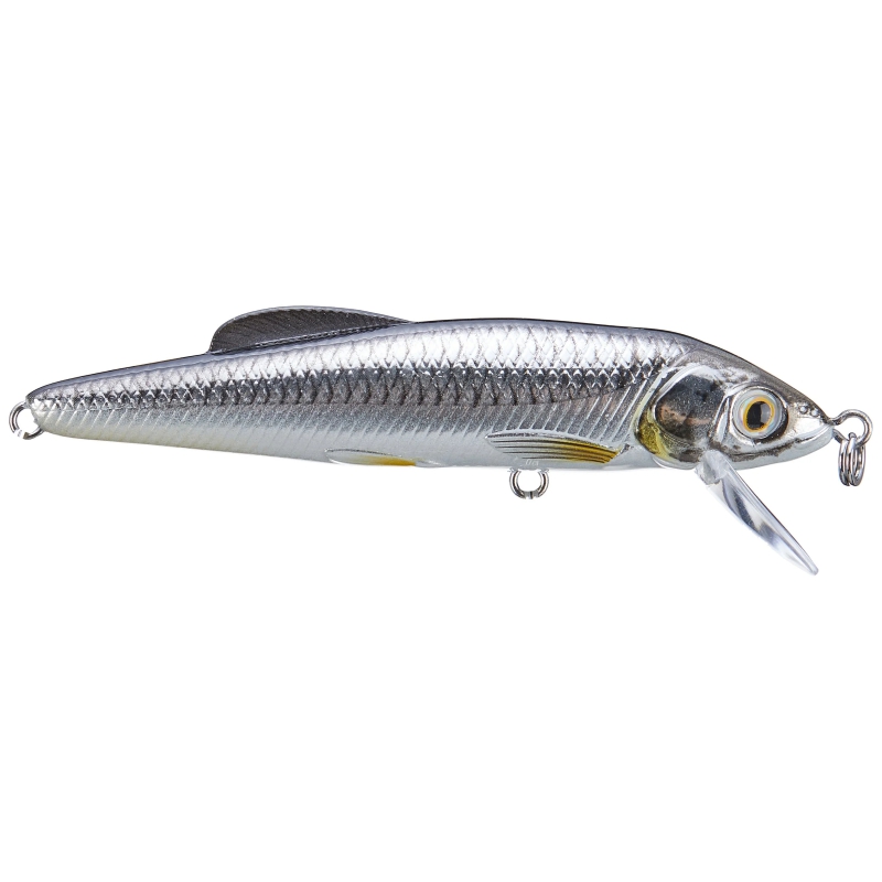 LIVETARGET MINNOW JERKBAIT VAIRON 60 SILVER BLACK