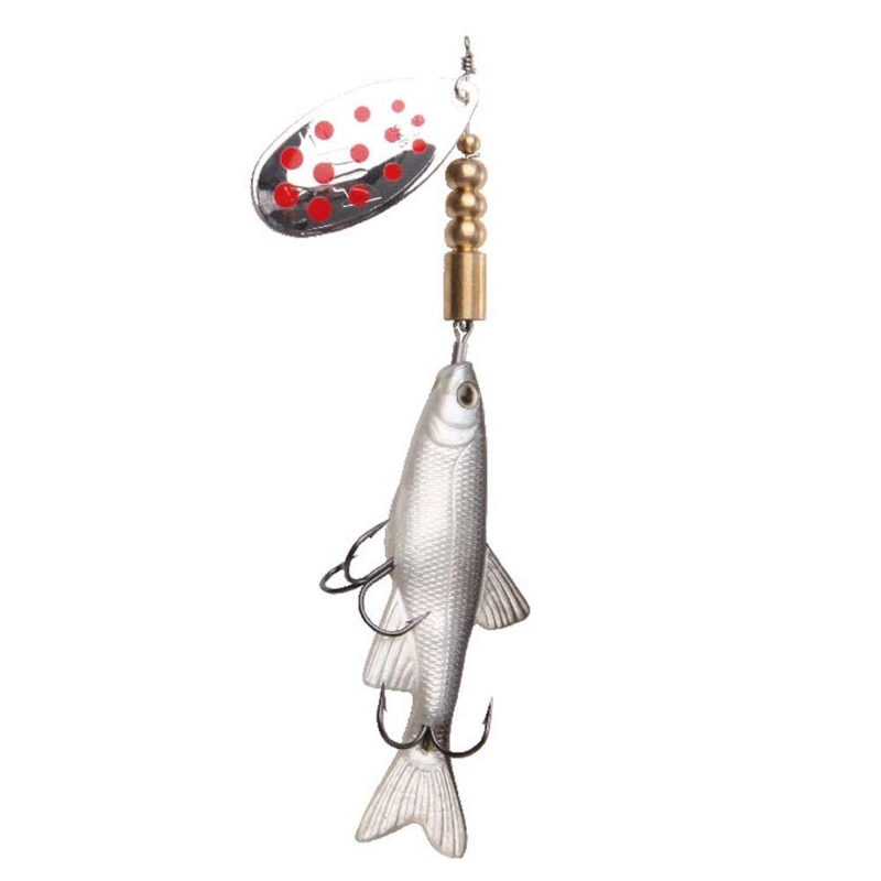 EVIA PEZ CUCHARILLA COLOR NATURAL CUCHARA PLATA ROJO