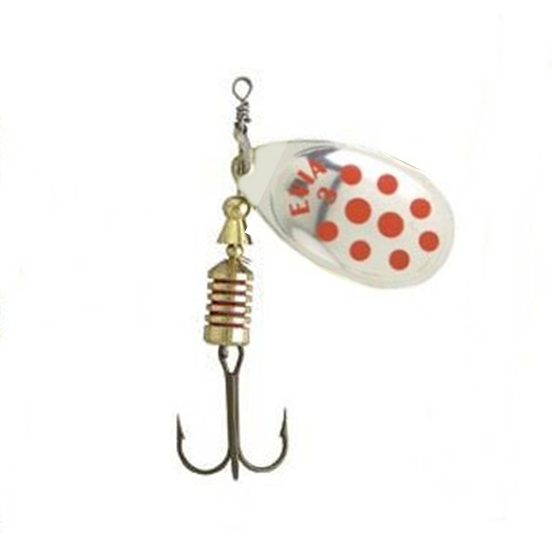 EVIA CUCHARILLA CLASICA COLOR PLATA PUNTOS ROJOS